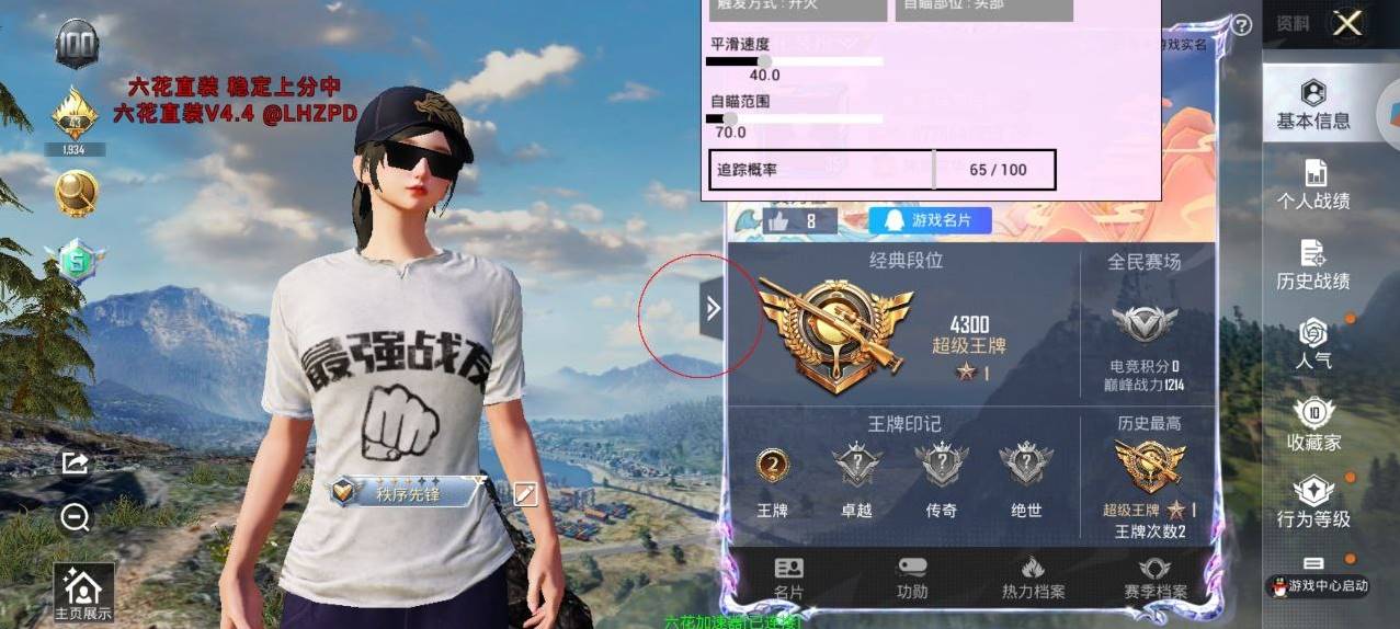 和平海岛·六花一体直装绘制自瞄子追辅助 v4.5